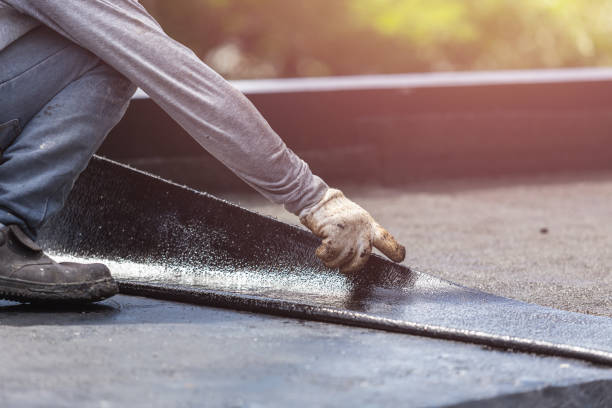 Professional Basement Waterproofing technician working in Montpelier, IN